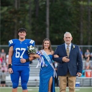 Blue Prom Dress, size 2 with corset back!